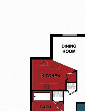 3 Bed 2 Bath - Ashbury (1098 sq ft)